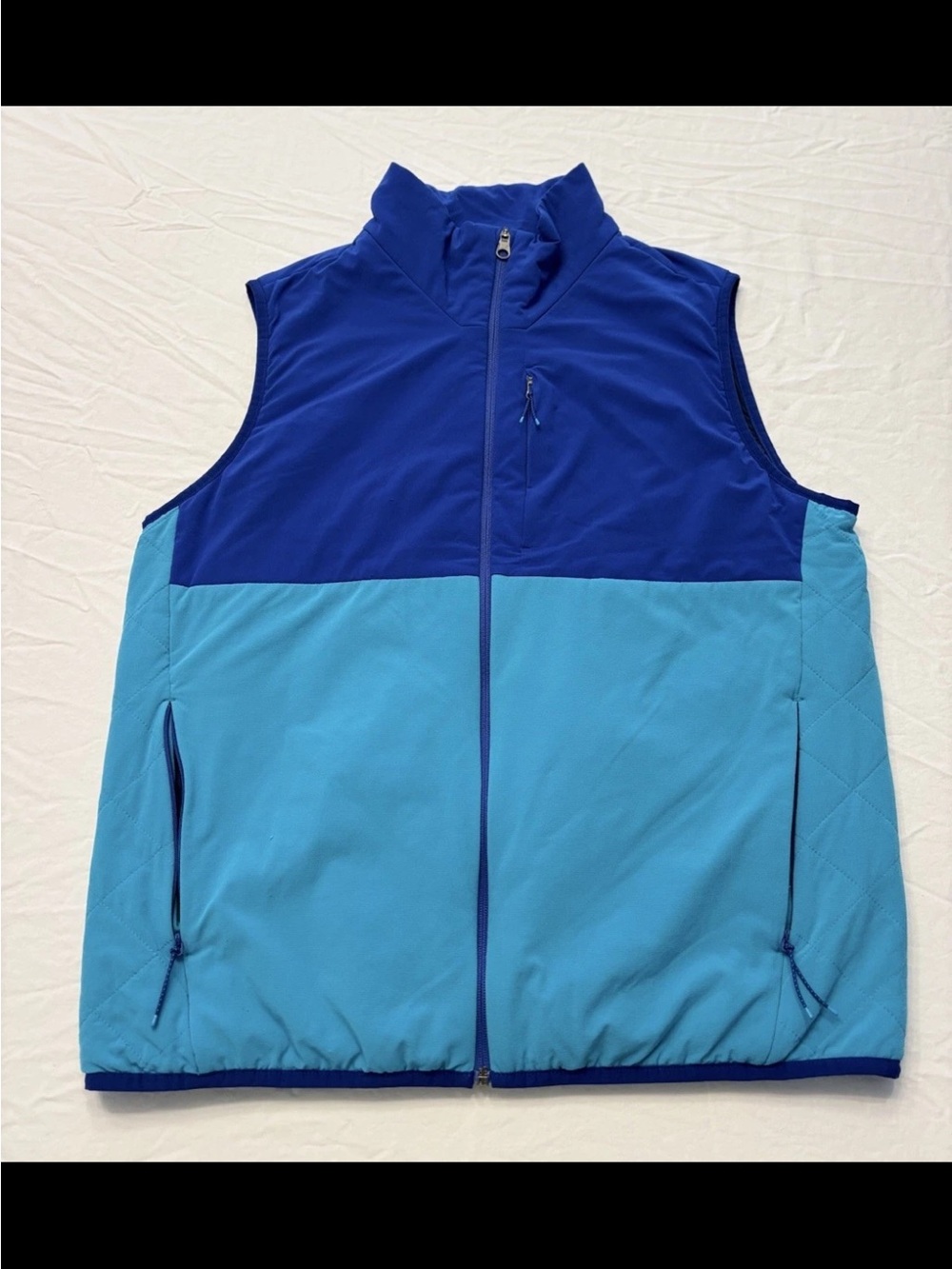 Vineyard Vines Performance Men’s Large Marine Air Vest Blue Ocean Reef